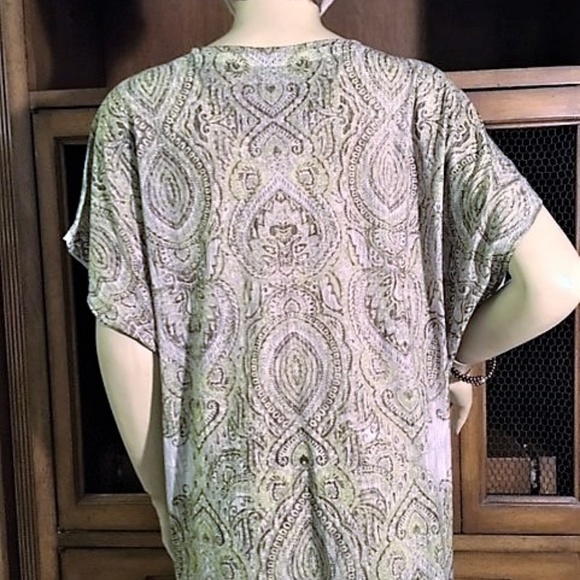 NEW CHICO'S EMBELLISHMENT TOP SIZE 3 LARGE 16 - Picture 2 of 8